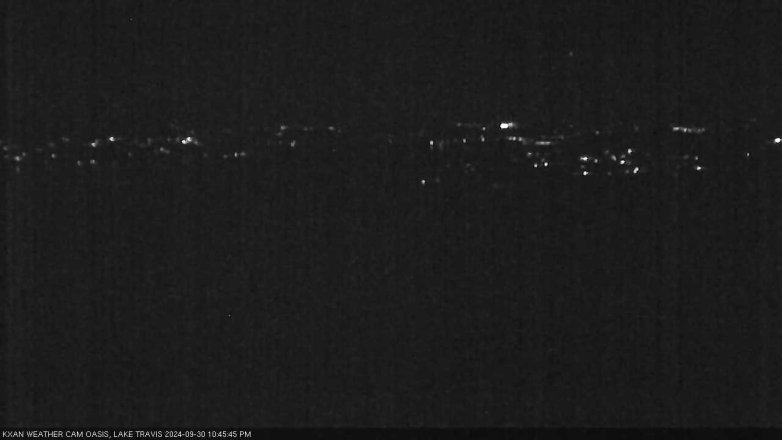 Lake Travis webcam, September 30, 2024 10:45 PM CT