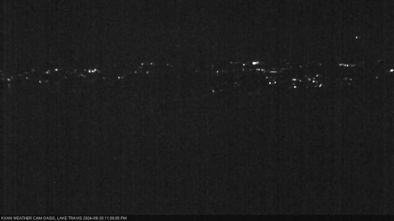 Lake Travis webcam, September 30, 2024 11:00 PM CT