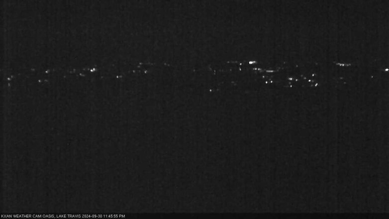 Lake Travis webcam, September 30, 2024 11:45 PM CT