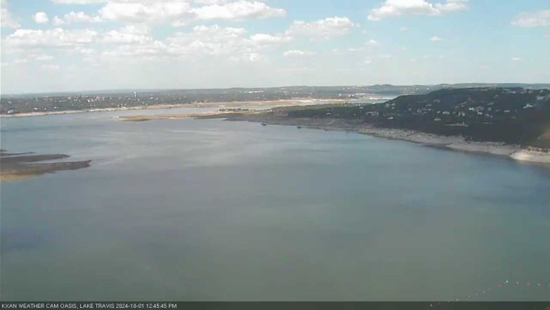 Lake Travis webcam, October 1, 2024 12:45 PM CT