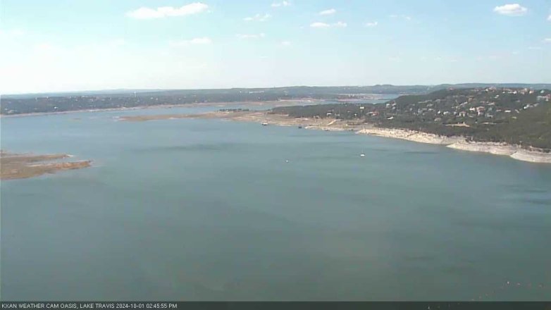 Lake Travis webcam, October 1, 2024 2:45 PM CT