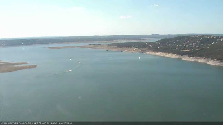 Lake Travis webcam, October 1, 2024 3:45 PM CT
