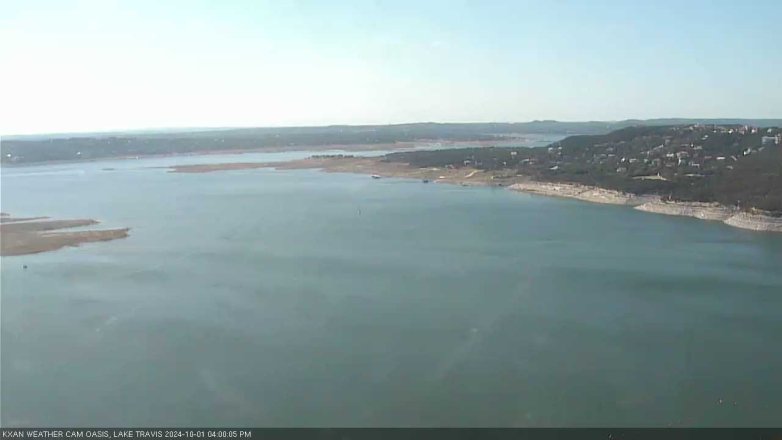 Lake Travis webcam, October 1, 2024 4:00 PM CT