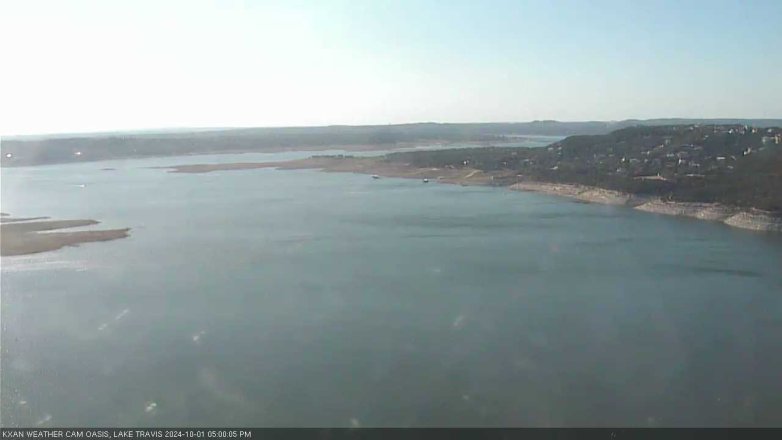 Lake Travis webcam, October 1, 2024 5:00 PM CT