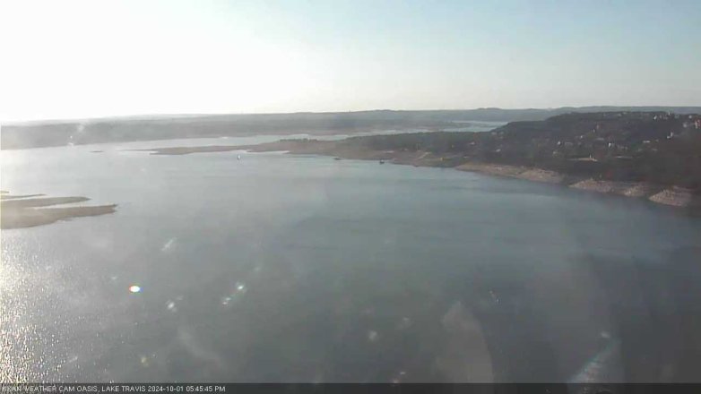 Lake Travis webcam, October 1, 2024 5:45 PM CT