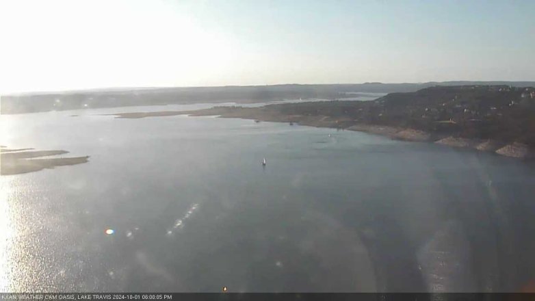 Lake Travis webcam, October 1, 2024 6:00 PM CT