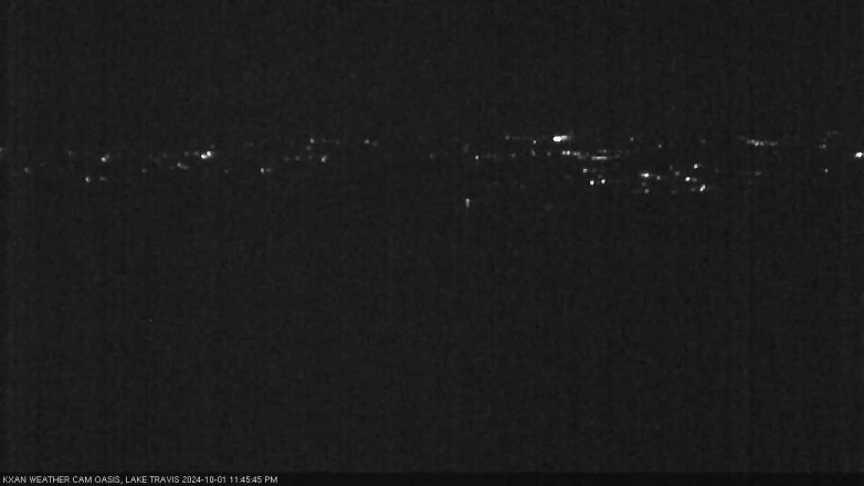 Lake Travis webcam, October 1, 2024 11:45 PM CT