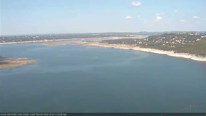 Lake Travis webcam, October 2, 2024 11:25 AM CT