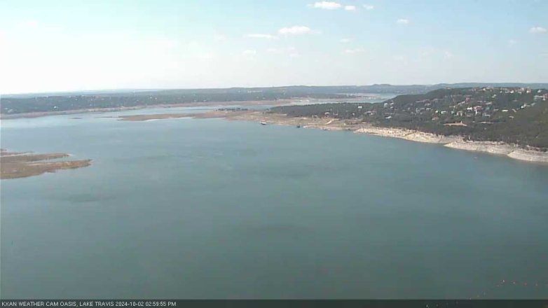 Lake Travis webcam, October 2, 2024 3:00 PM CT