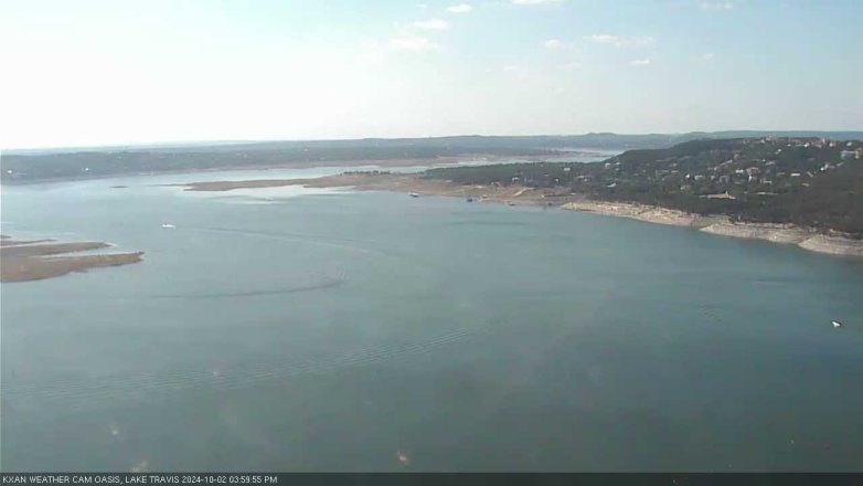 Lake Travis webcam, October 2, 2024 4:00 PM CT