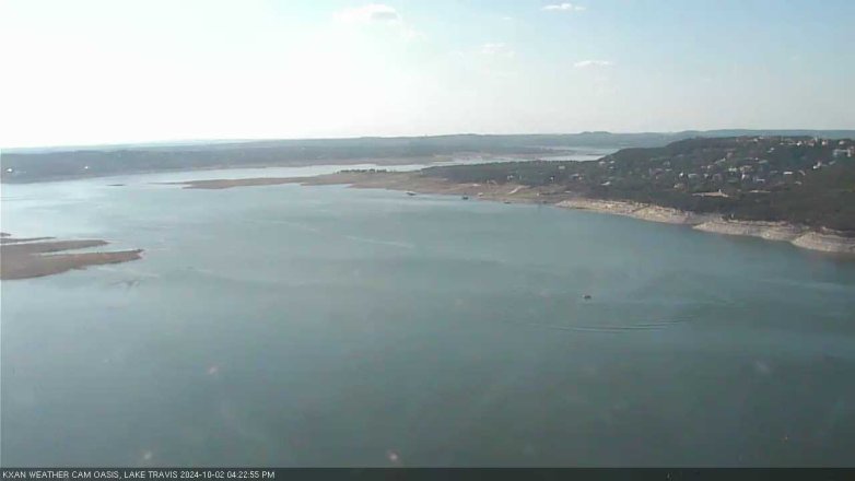 Lake Travis webcam, October 2, 2024 4:25 PM CT