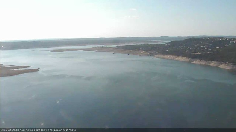 Lake Travis webcam, October 2, 2024 4:45 PM CT