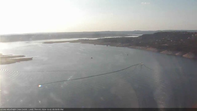 Lake Travis webcam, October 2, 2024 6:00 PM CT