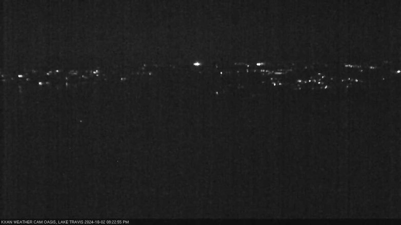 Lake Travis webcam, October 2, 2024 8:25 PM CT