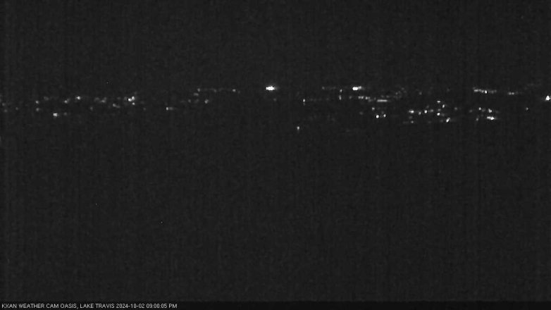 Lake Travis webcam, October 2, 2024 9:00 PM CT