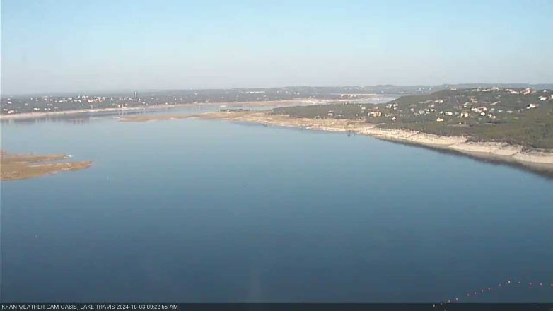 Lake Travis webcam, October 3, 2024 9:25 AM CT