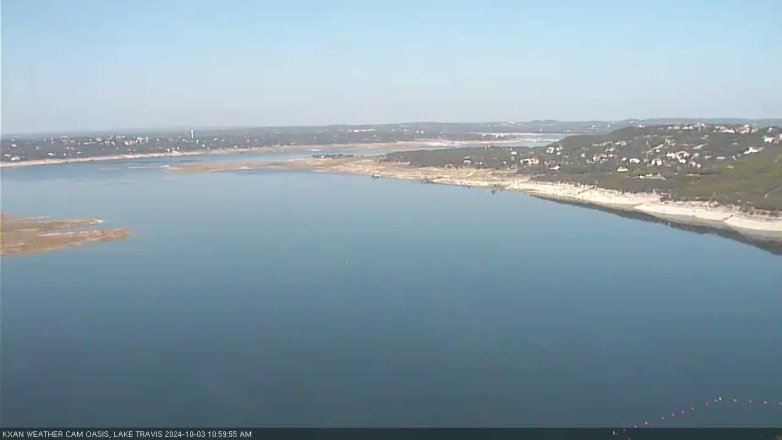 Lake Travis webcam, October 3, 2024 11:00 AM CT