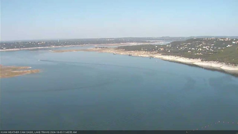 Lake Travis webcam, October 3, 2024 11:45 AM CT