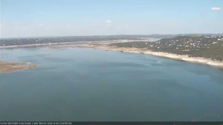 Lake Travis webcam, October 3, 2024 12:45 PM CT