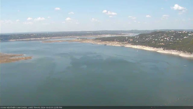 Lake Travis webcam, October 3, 2024 1:25 PM CT