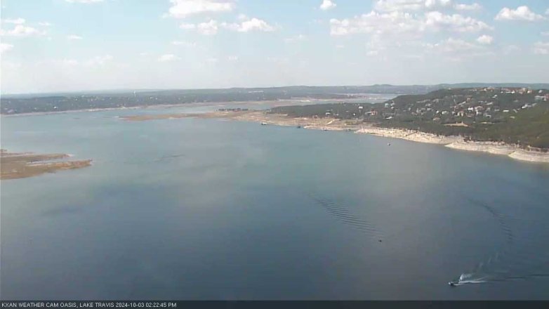 Lake Travis webcam, October 3, 2024 2:25 PM CT