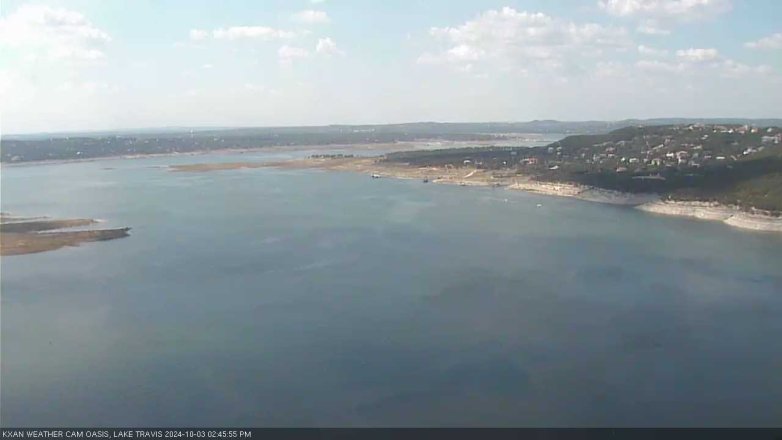Lake Travis webcam, October 3, 2024 2:45 PM CT