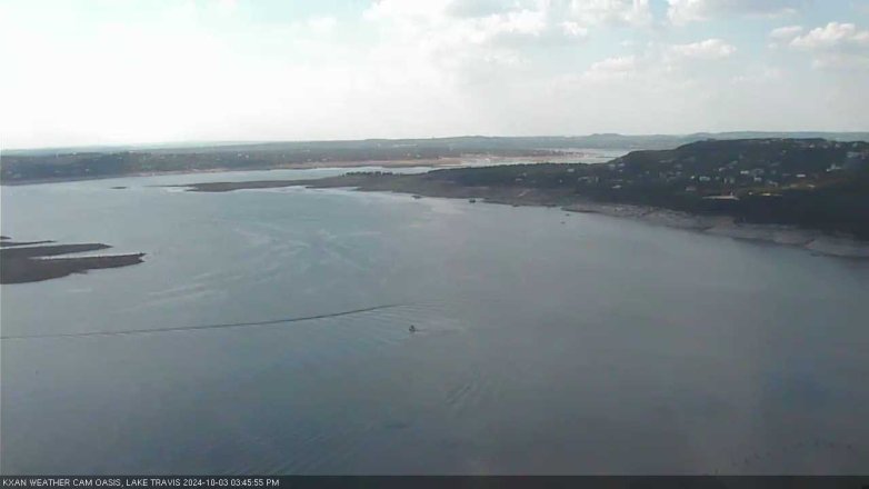 Lake Travis webcam, October 3, 2024 3:45 PM CT