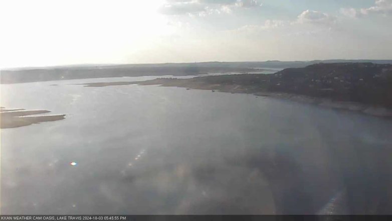 Lake Travis webcam, October 3, 2024 5:45 PM CT
