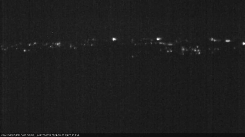 Lake Travis webcam, October 3, 2024 9:25 PM CT