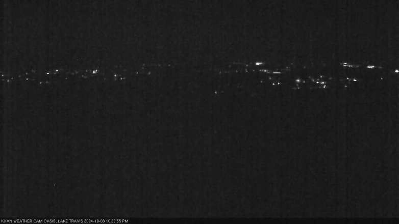 Lake Travis webcam, October 3, 2024 10:25 PM CT