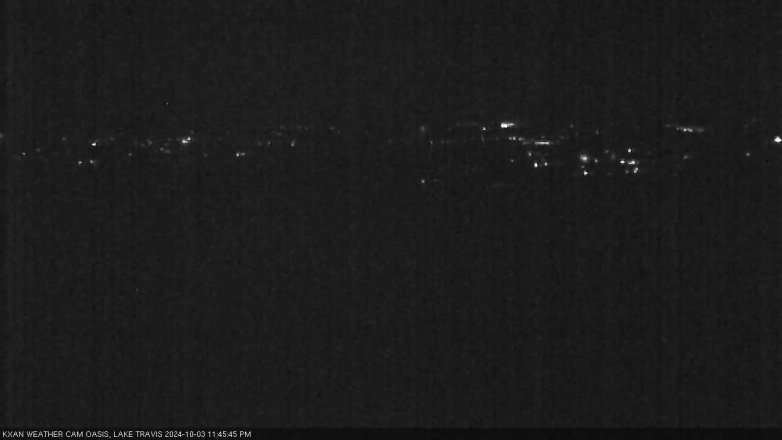 Lake Travis webcam, October 3, 2024 11:45 PM CT