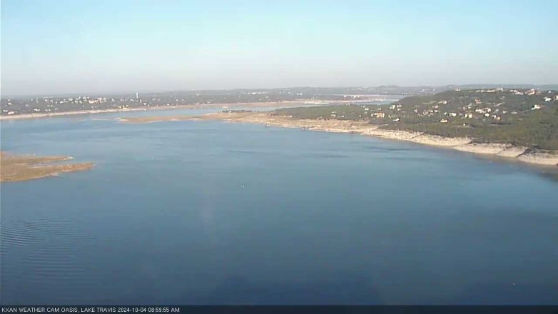 Lake Travis webcam, October 4, 2024 9:00 AM CT