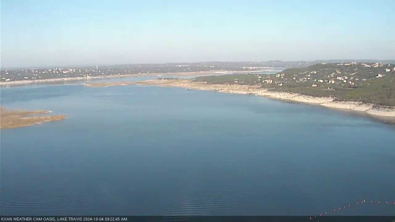 Lake Travis webcam, October 4, 2024 9:25 AM CT