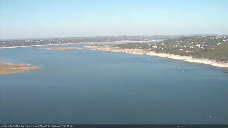 Lake Travis webcam, October 4, 2024 10:45 AM CT