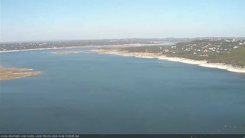 Lake Travis webcam, October 4, 2024 11:00 AM CT