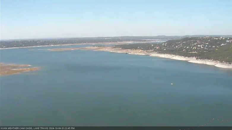 Lake Travis webcam, October 4, 2024 1:25 PM CT