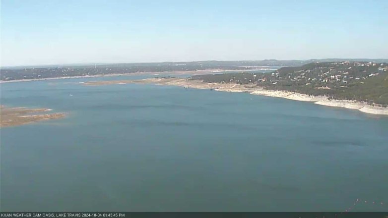 Lake Travis webcam, October 4, 2024 1:45 PM CT