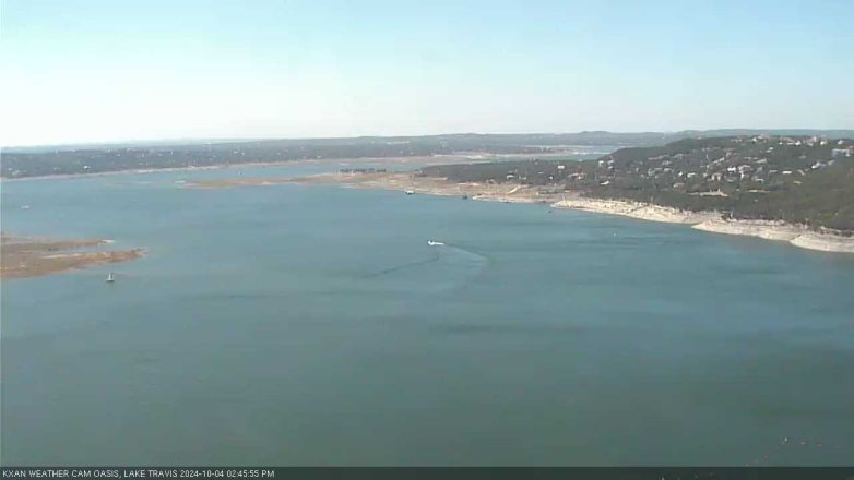 Lake Travis webcam, October 4, 2024 2:45 PM CT
