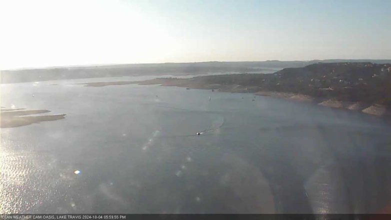Lake Travis webcam, October 4, 2024 6:00 PM CT