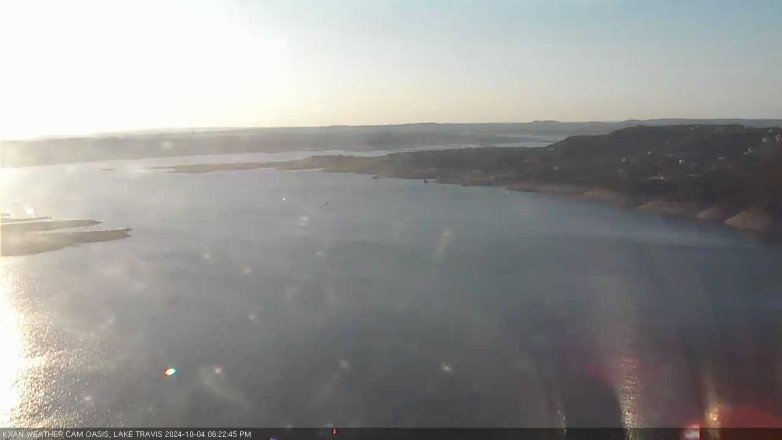 Lake Travis webcam, October 4, 2024 6:25 PM CT