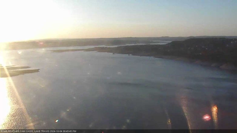 Lake Travis webcam, October 4, 2024 6:45 PM CT