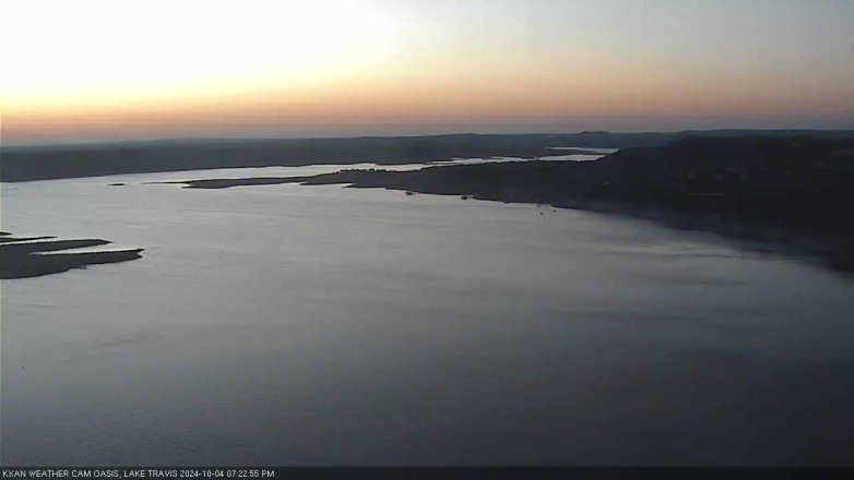 Lake Travis webcam, October 4, 2024 7:25 PM CT