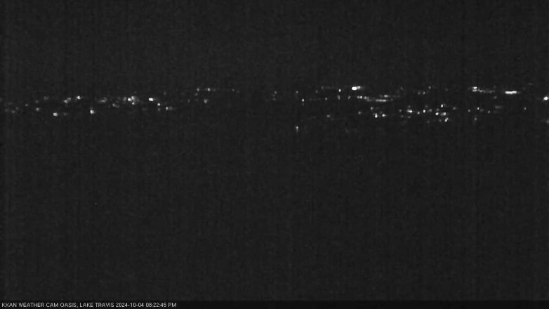 Lake Travis webcam, October 4, 2024 8:25 PM CT