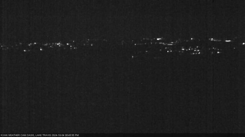 Lake Travis webcam, October 4, 2024 8:45 PM CT