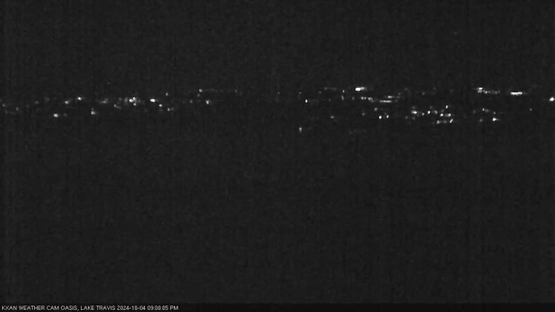 Lake Travis webcam, October 4, 2024 9:00 PM CT