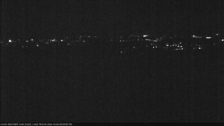 Lake Travis webcam, October 4, 2024 10:00 PM CT
