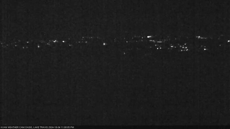 Lake Travis webcam, October 4, 2024 11:00 PM CT