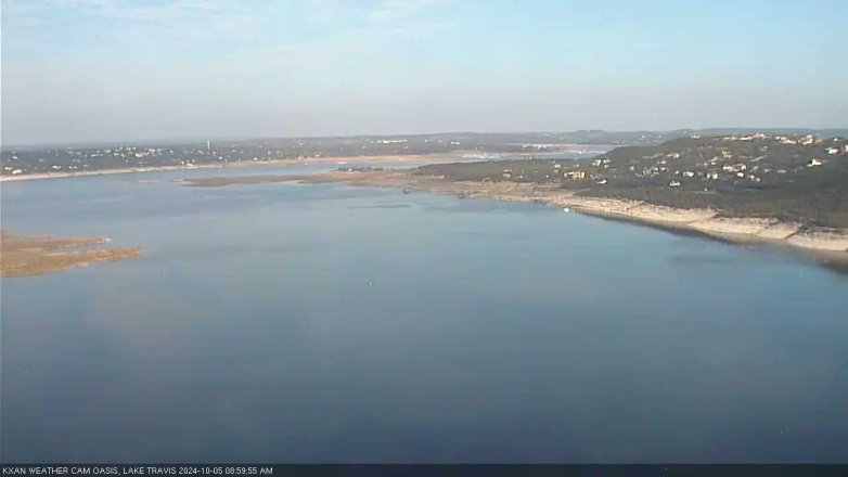 Lake Travis webcam, October 5, 2024 9:00 AM CT