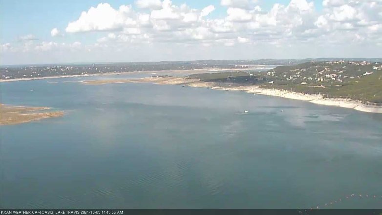 Lake Travis webcam, October 5, 2024 11:45 AM CT