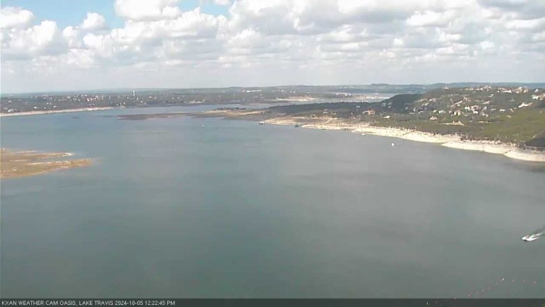 Lake Travis webcam, October 5, 2024 12:25 PM CT